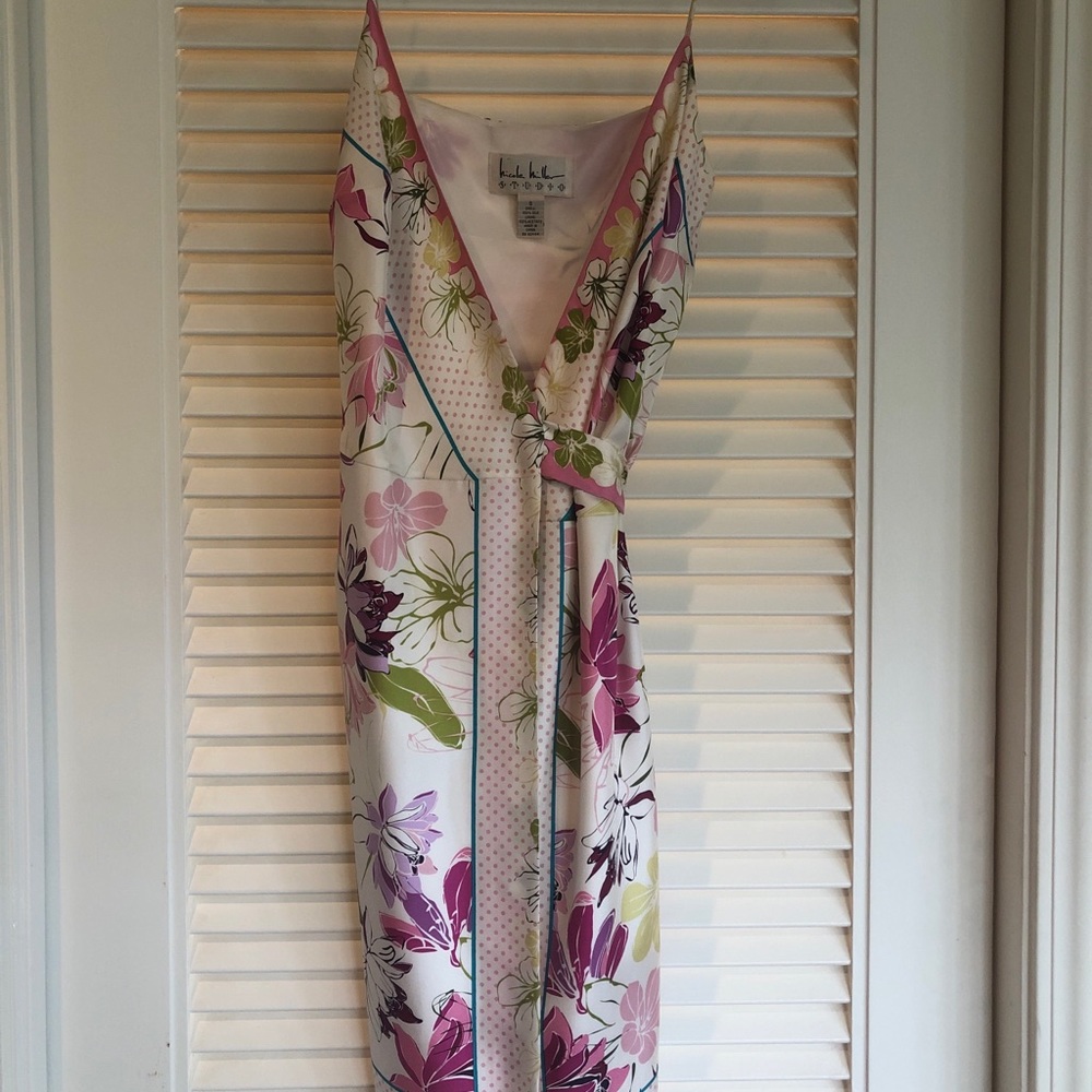 Nicole Miller Silk Wrap Dress